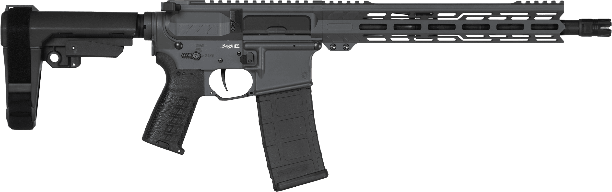 CMMG Banshee MK4 300 AAC Blackout 12.50" 30+1 Sniper Gray Cerakote