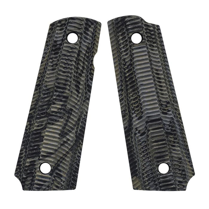 VZ Grips 1911 Government Alien Preditor Green Burl G-10 Grips