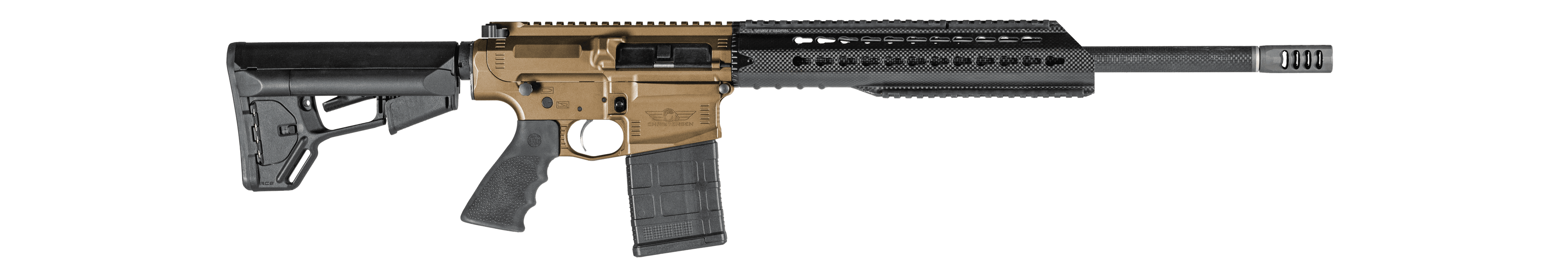 Christensen Arms CA101541137435 CA-10 DMR  308 Win 20+1 20" Barrel, Burnt Bronze Cerakote Metal Finish, Black Adjustable Magpul STR Stock, Black Polymer Grip