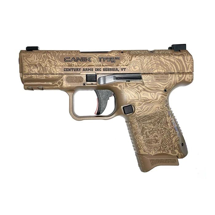 Canik TP9 Elite SC 9mm 3.6 inch 15-Round Damascus Tan Cerakote