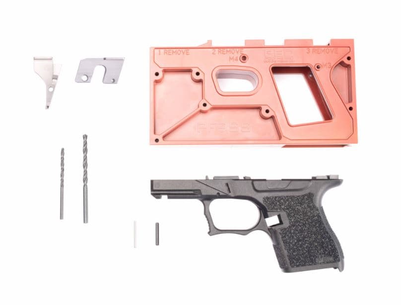 Polymer 80 Pf9ss 80% Single Stack Pistol Frame Kit Glock 43 Compatible