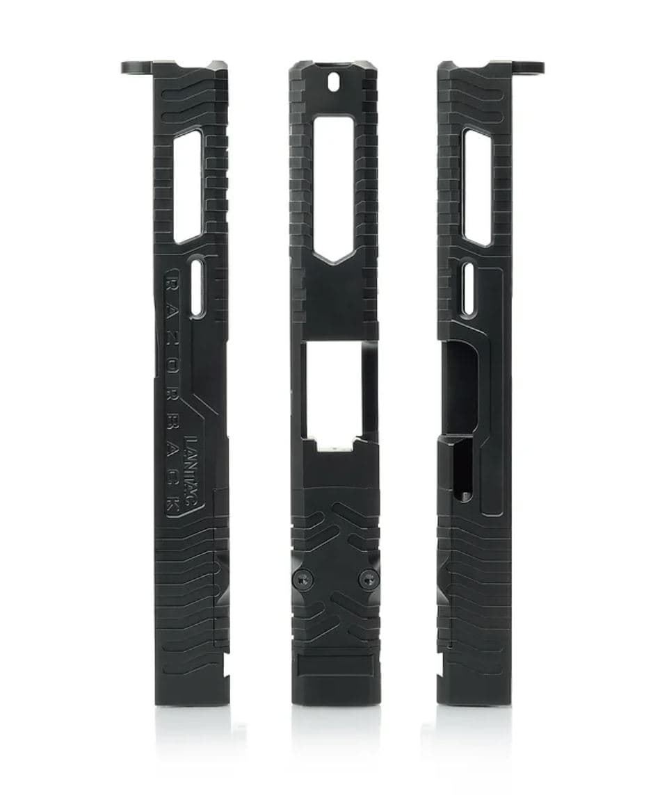 Lantac Razorback Glock G17 Slide Gen 4 Stripped Windowed