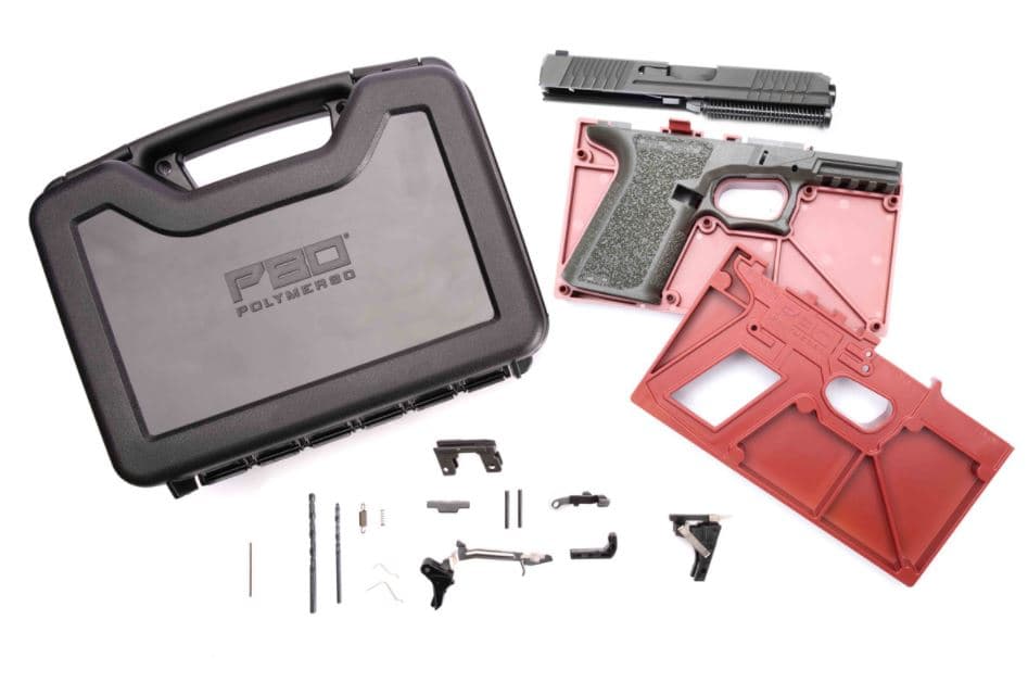 Polymer 80 PF940C OD Green 80 Percent Frame Kit with Slide 15rd
