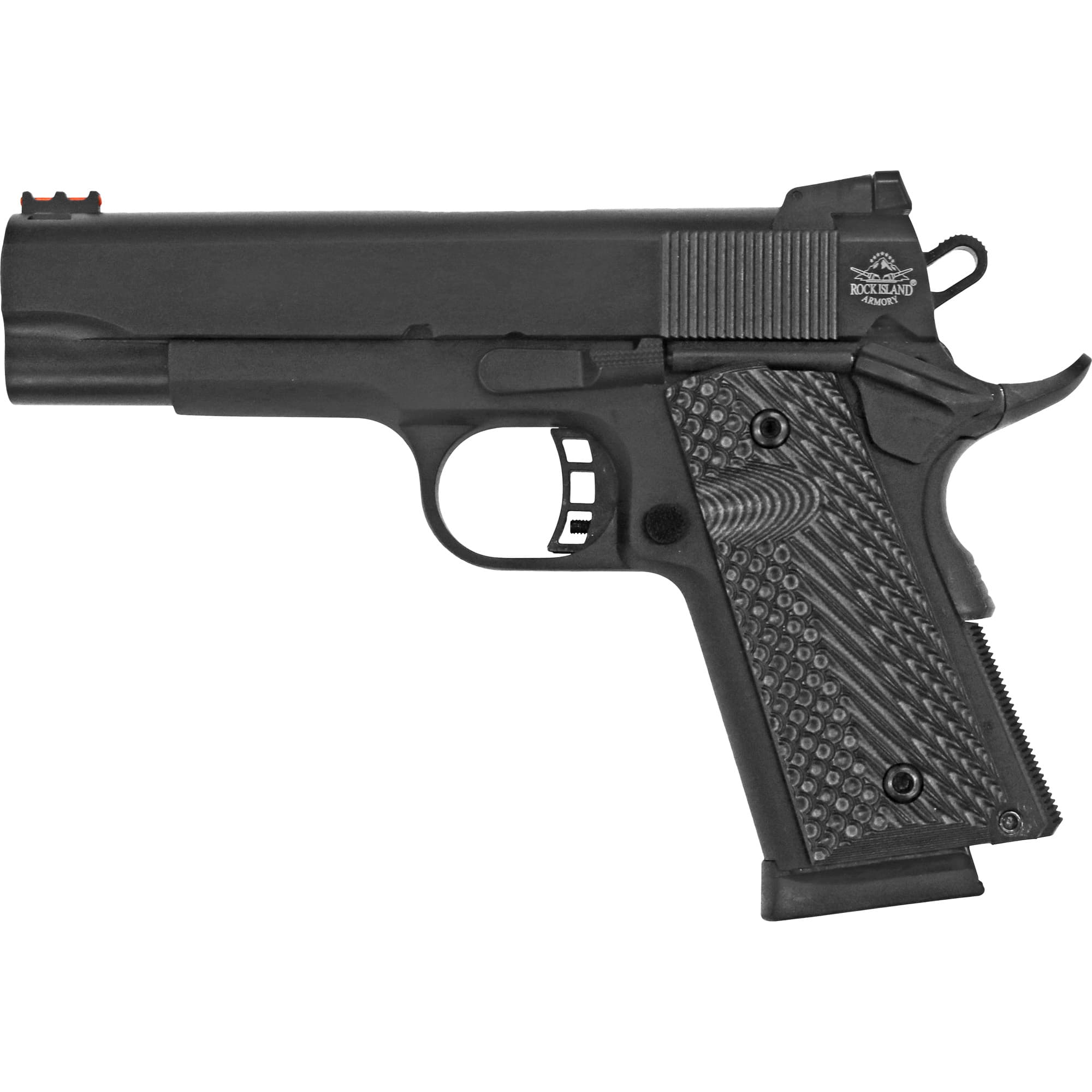 Rock Island Rock Ultra CCO 1911 Pistol 45 ACP 4.2 in. Black Hardcoat 7 rd.