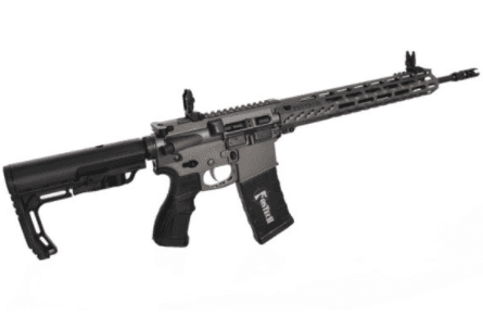 Fostech Lite Phantom Fighter Series Rifle - Tungsten | 300 BLK | 16" Faxon Barrel | 13" Mach-2 Rail | MFT Buttstock | Sabre Grip | Installed Fostech Echo-ll Trigger