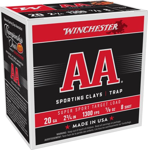 WINCHESTER AA 20GA 2.75" 7/8OZ - AASC208
