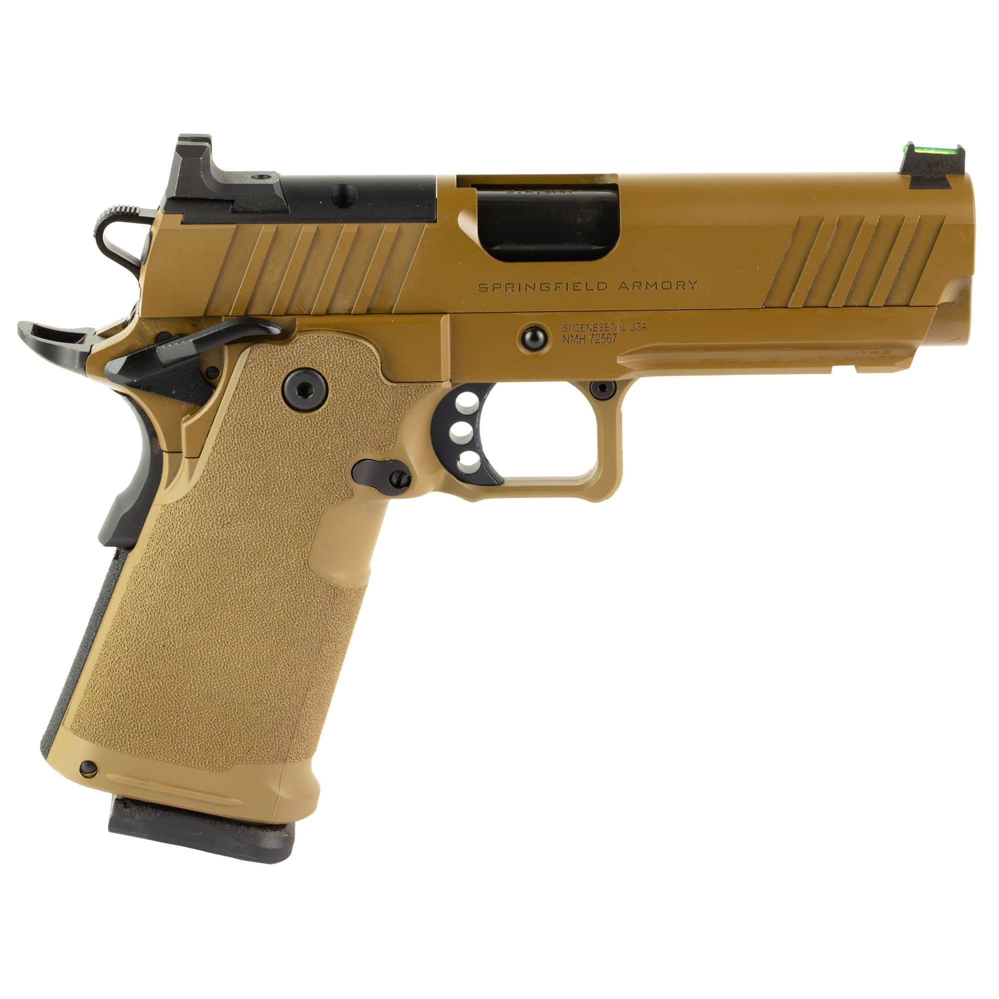 Springfield Armory PH9117AOSCB 1911 DS Prodigy 9mm 20+1 17+1 4.25" Coyote Brown Cerakote Optic Ready Carbon Steel Slide Polymer Grip