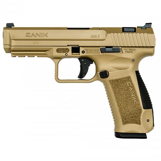 Canik TP9SA 9mm Luger 4.46 inch 18 Round Flat Dark Earth FDE