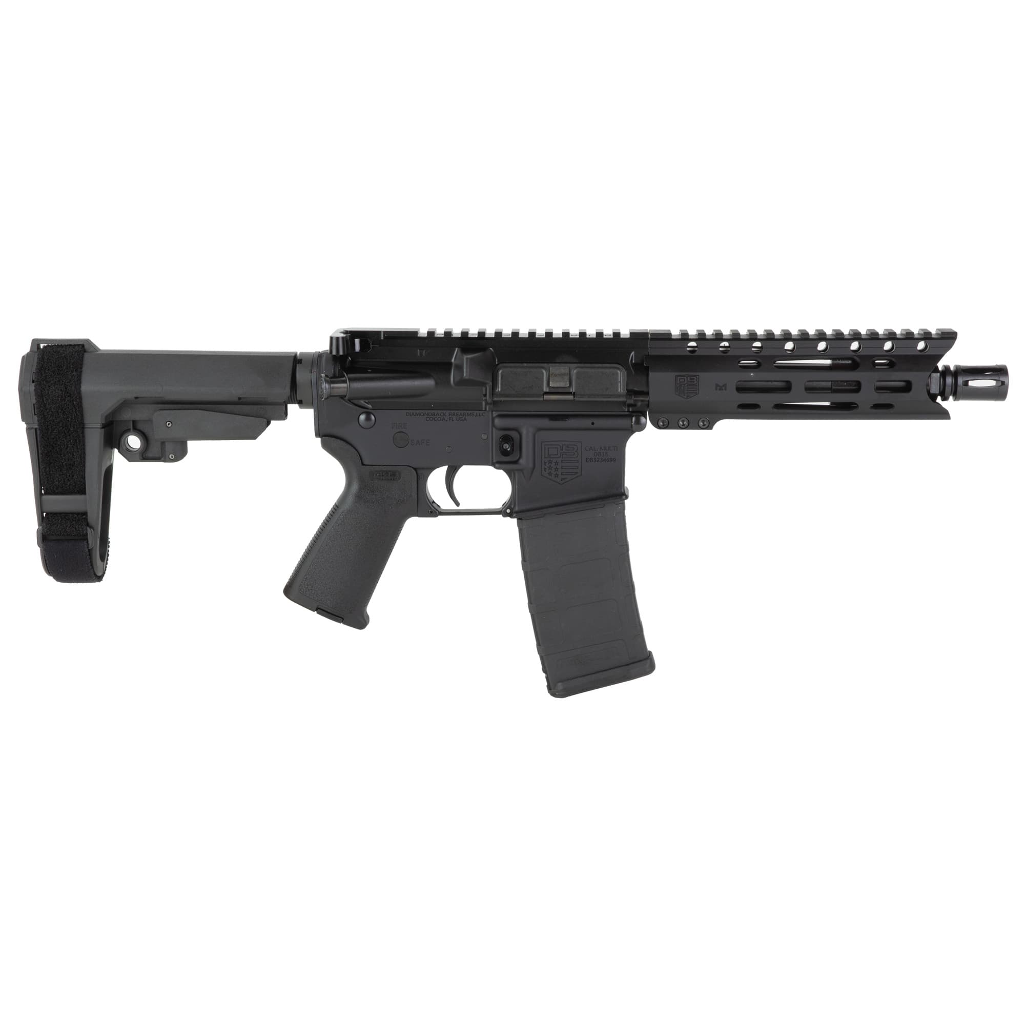Diamondback Carbon Db-15 5.56x45 Nato 7 inch 30 round Synthetic Finish