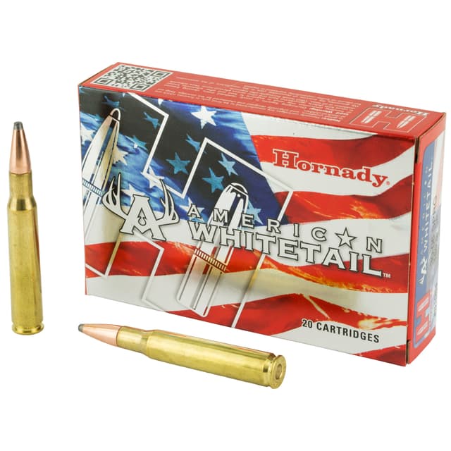 Hornady American Whitetail Rifle Ammo 30-06 Sprg. 180 gr. Interlock 20 rd.