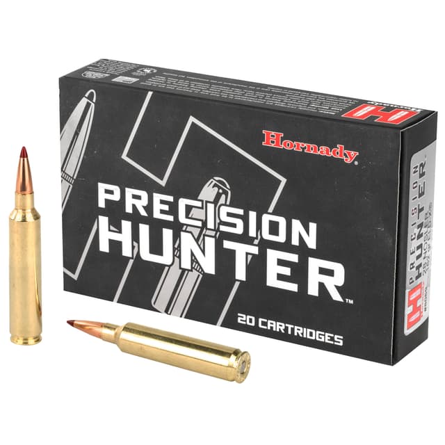 Hornady, Precision Hunter, 28 Nosler, Extremely Low Drag eXpanding, 162 Grain, 20 Rounds