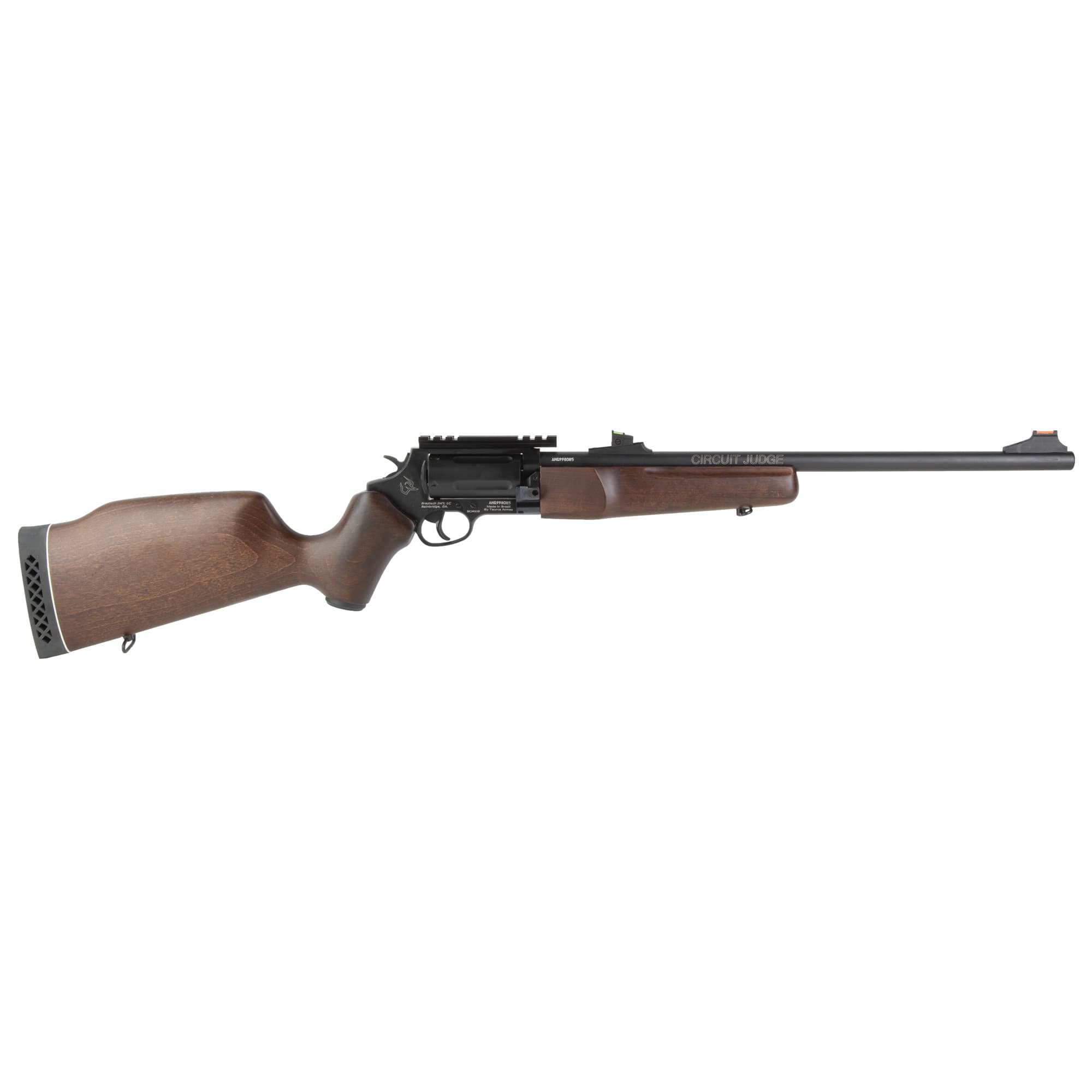 Rossi Circuit Judge Tactical Rifle - Graphite Black | .45 Colt / .410 Ga. | 18.5" Barrel | Fiber Optic Adjustable Sight