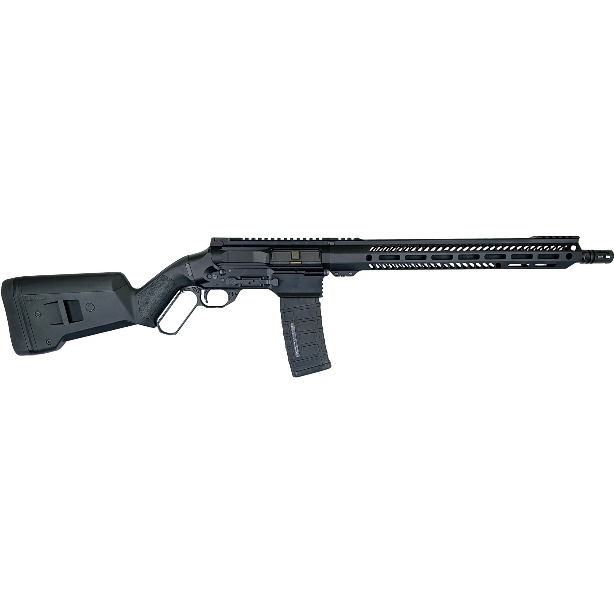 Bond Arms LVRB Levergun  223 Wylde 30+1 16" Threaded, Black, M-LOK Handgaurd, Magpul SGA 870 Stock, Short Throw Lever, A2 Flash Hider