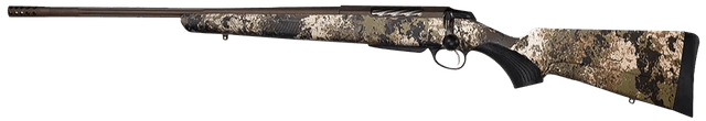 Tikka T3x Lite 6.5 Creedmoor 24.3in 3+1 Midnight Bronze Cerakote Veil Wideland Stock