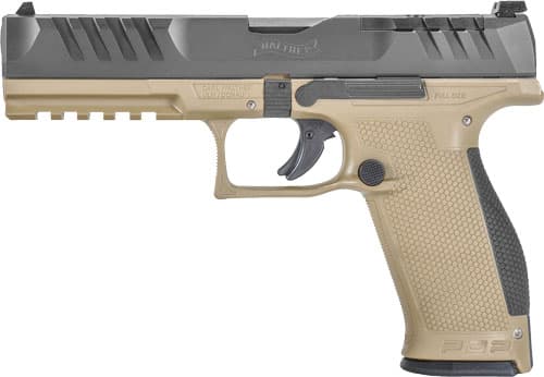 Walther PDP Full Size 9mm 5 in 18 rd Two-Tone Tan Optic Ready Pistol