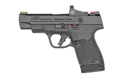 Smith and Wesson M and P Shield Plus 9mm Luger 4in 10+1 Armornite Crimson Trace