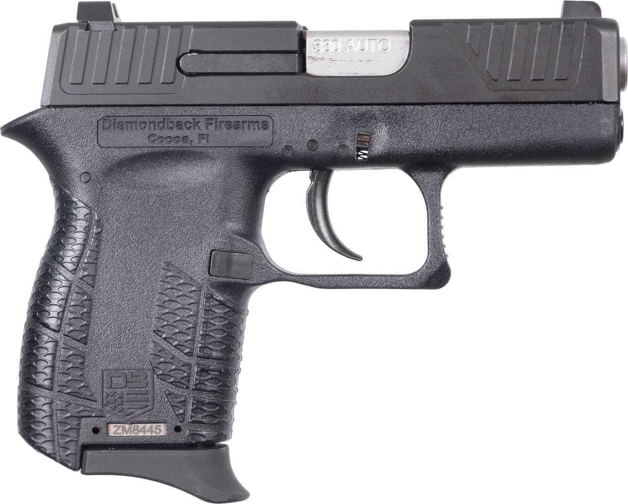Diamondback, Db380 Gen Iv, 380 ACP, 2.8 inch barrel, 6+1 rounds, Nitride slide