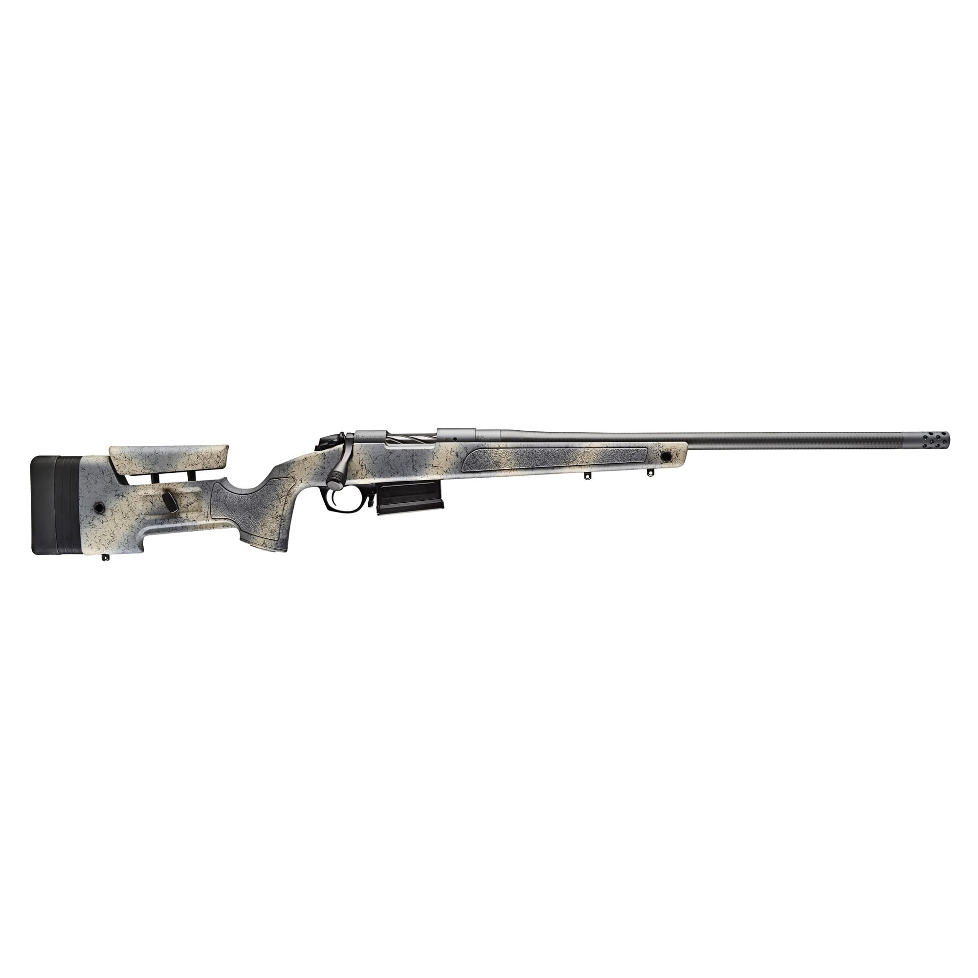 Bergara Rifles B14LM361CF B-14 HMR Carbon Wilderness 300 Win Mag 5+1 26" Carbon Fiber Wrapped Barrel, Woodland Camo Molded with Mini-Chassis Stock, Right Hand