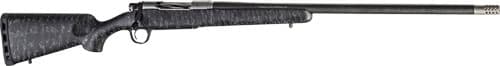 Christensen Arms 8010604001 Ridgeline  6.5 Creedmoor 4+1 20" Carbon Fiber/Threaded Barrel, Tungsten Gray Cerakote, Black with Gray Webbing Stock