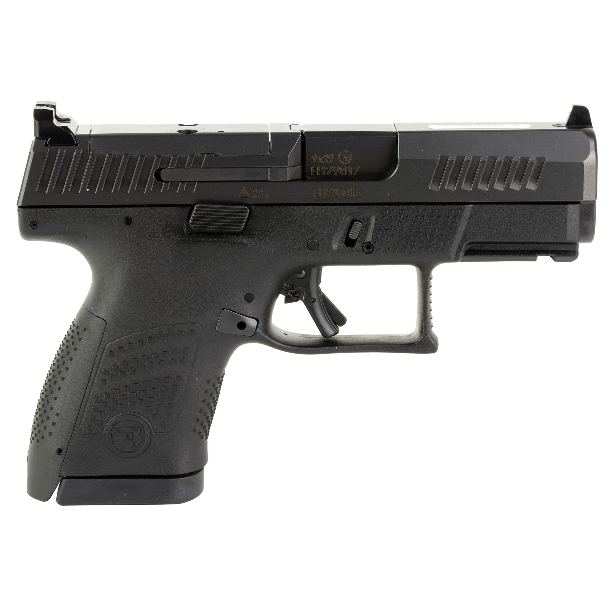 Cz P-10 S Sub-Compact 9mm Luger 3.50 inches 12+1 Nitride Barrel Optic Ready Polymer Frame