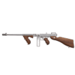 Auto Ordnance 1927A-1 Deluxe 45 ACP 16.5in 20rd Silver Chrome Tiger Stripe Walnut