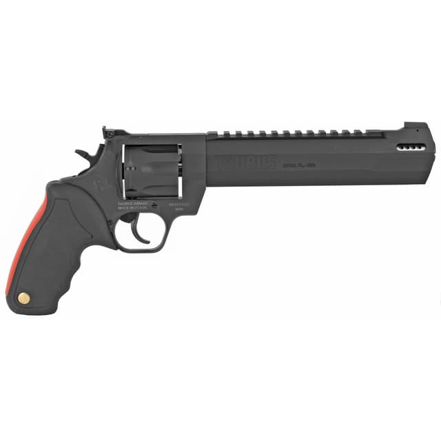 Taurus Raging Hunter Revolver - Black | 357 Mag/38 Spl +P | 8.3" Barrel | 7rd | Rubber Grip | Picatinny Rail