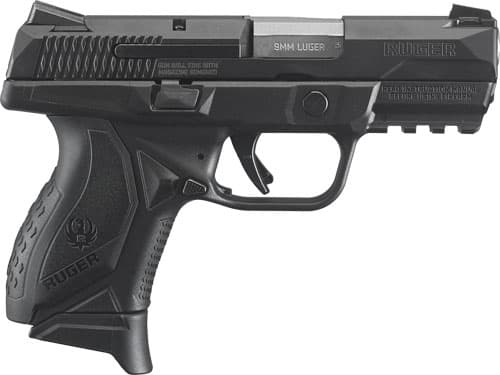 Ruger American 9mm 3.55in Barrel 17 Rounds Black