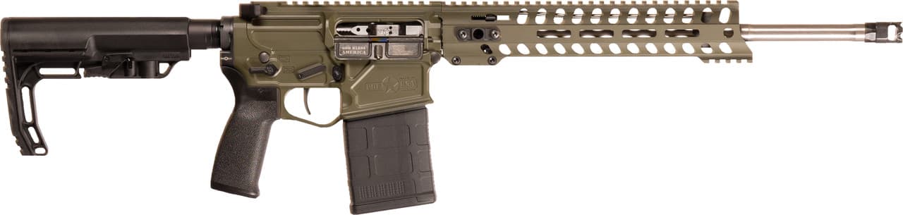 Patriot Ordnance Factory Rogue Rifle 308 Winchester 16in 30rd OD Green