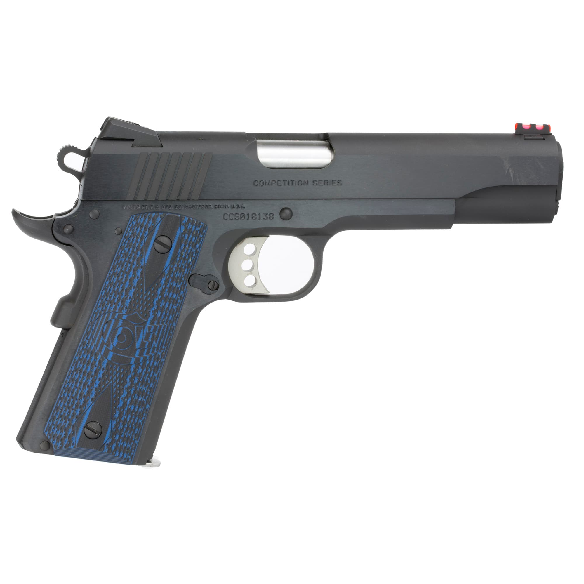 Colt 1911 Competition .45 Acp 5 in 8+1 Blued Carbon Steel