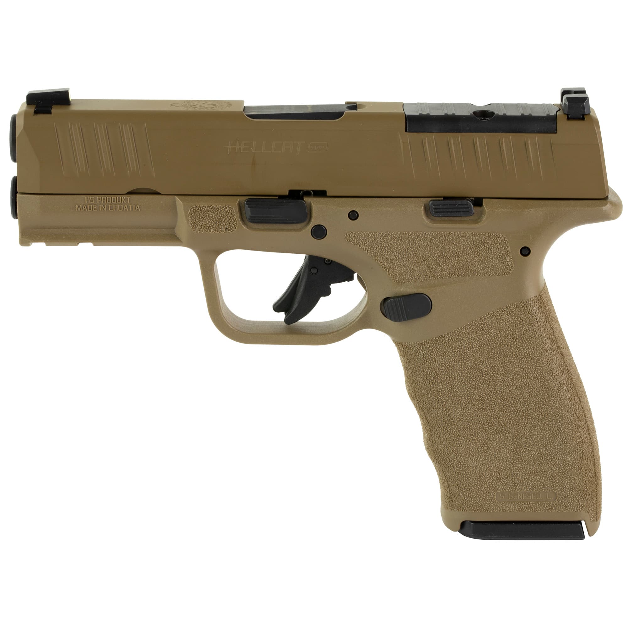 Springfield Armory Hellcat Pro 9mm 3.7 inch 15 Rounds Desert FDE Optics Ready