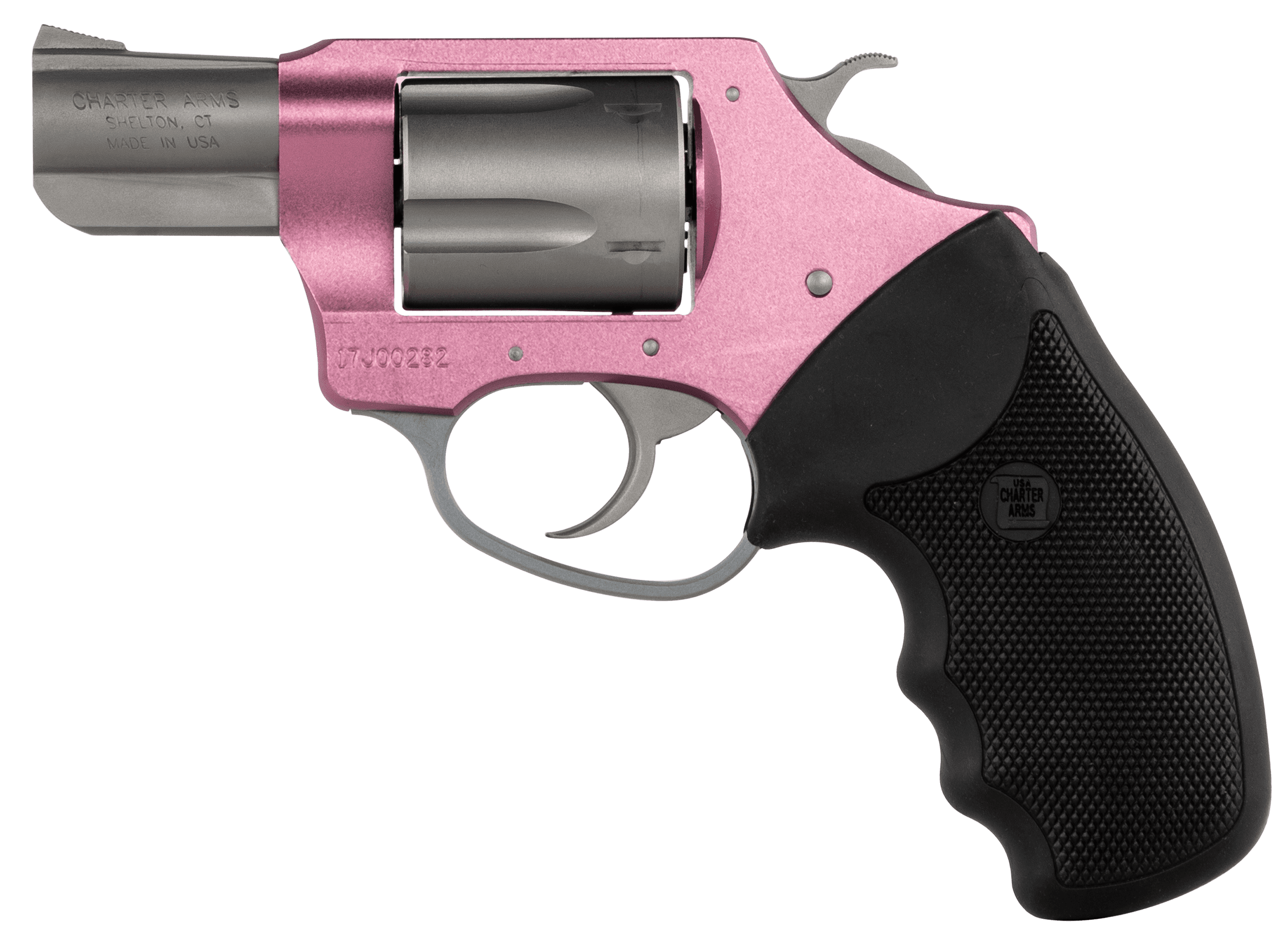 Charter Arms Pink Lady Southpaw 38 Special 2 Inch 5 Shot Pink Aluminum