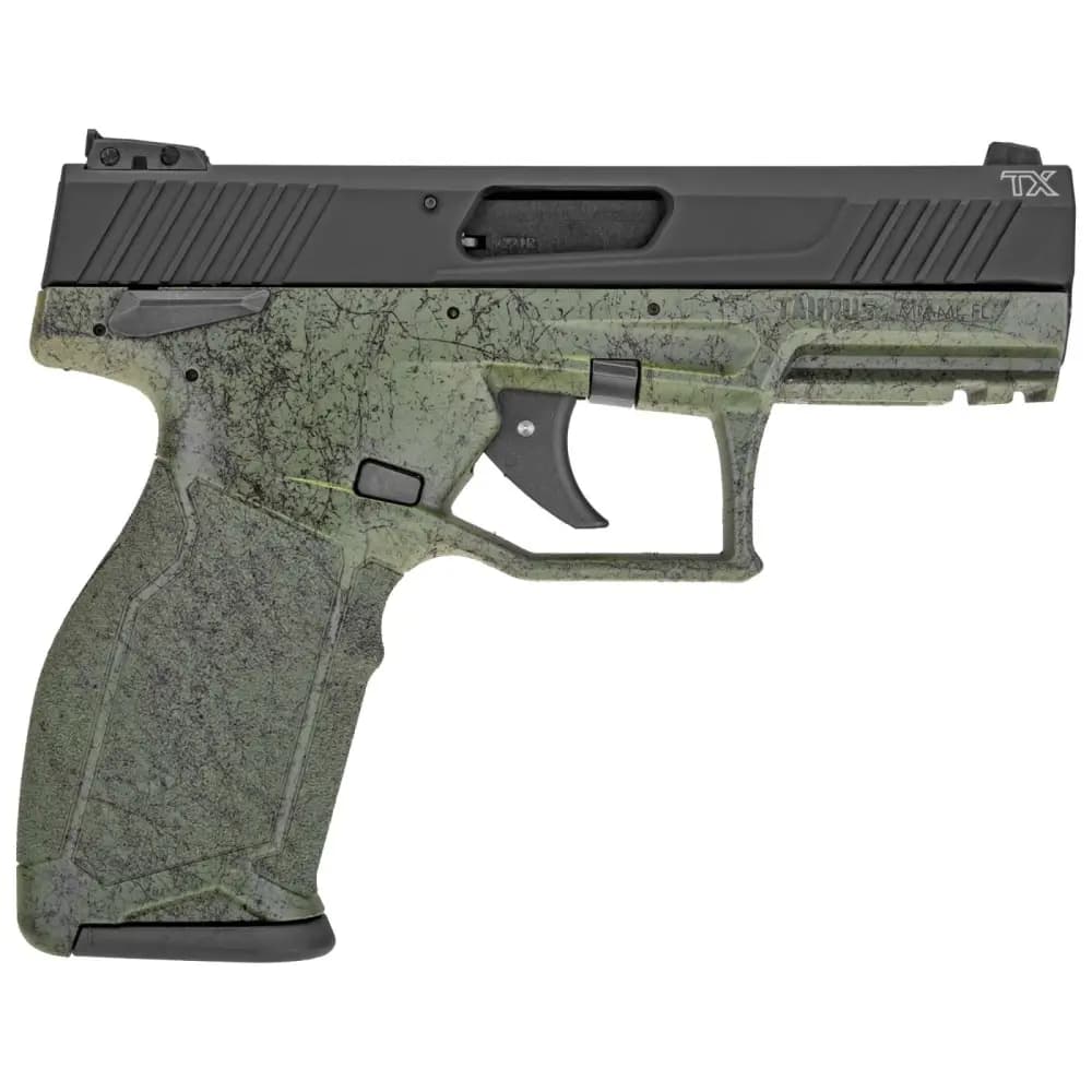 Taurus TX22 Pistol .22LR 4.1" Barrel 16 Rounds Green Splatter