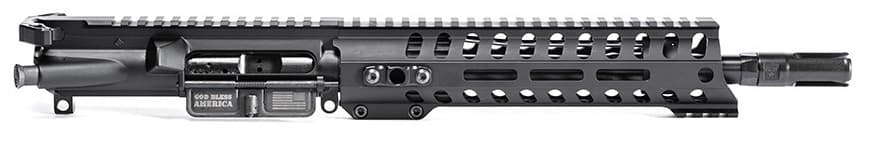 Patriot Ordnance Factory Minuteman Upper 5.56 NATO 10.5 in Nitride Barrel Aluminum Receiver 9 in M-LOK Optic Ready