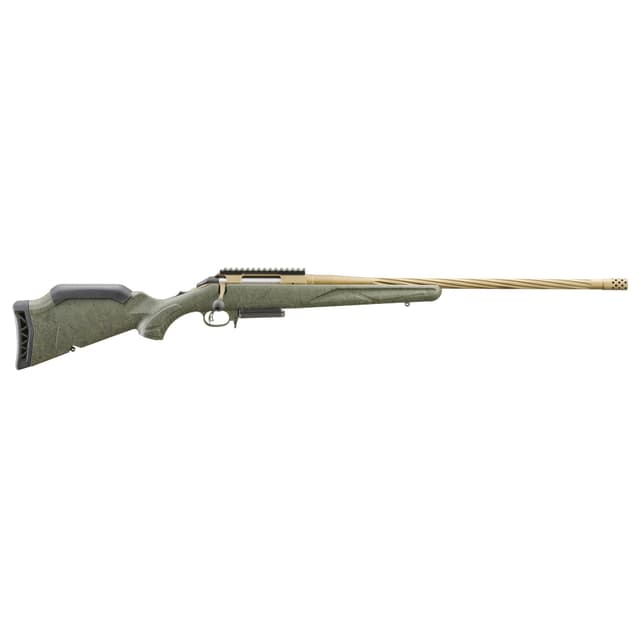Ruger American Predator Gen II 7mm PRC 22 inch 3+1 Burnt Bronze Green Splatter