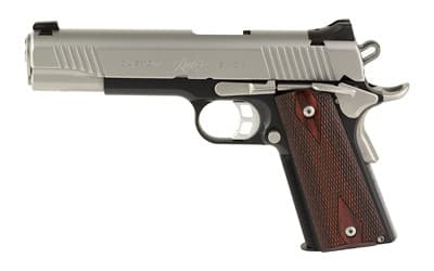 Kimber Mfg.,inc 3200018CA Custom CDP II (CA) 45 ACP 8+1 5" Front Serrations Stainless Steel Slide Brush Polished Front Strap Checkering Laminated Gray/Black Double Diamond Grip