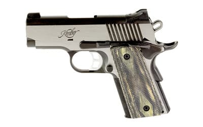 Kimber Mfg.,inc 3200042CA Eclipse Ultra II (CA) 45 ACP 7+1 3" Stainless Steel Slide Brush Polished Front Strap Checkering Laminated Gray/Black Double Diamond Grip