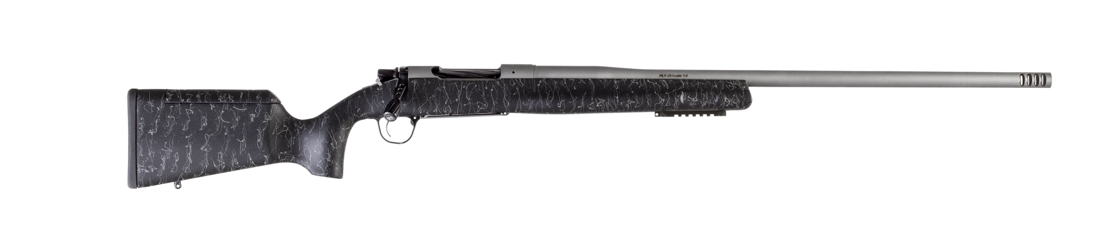 Christensen Arms 8010200400 Mesa Long Range 300 Win Mag 3+1 26" Threaded Barrel, Tungsten Gray Cerakote, Black with Gray Webbing Stock