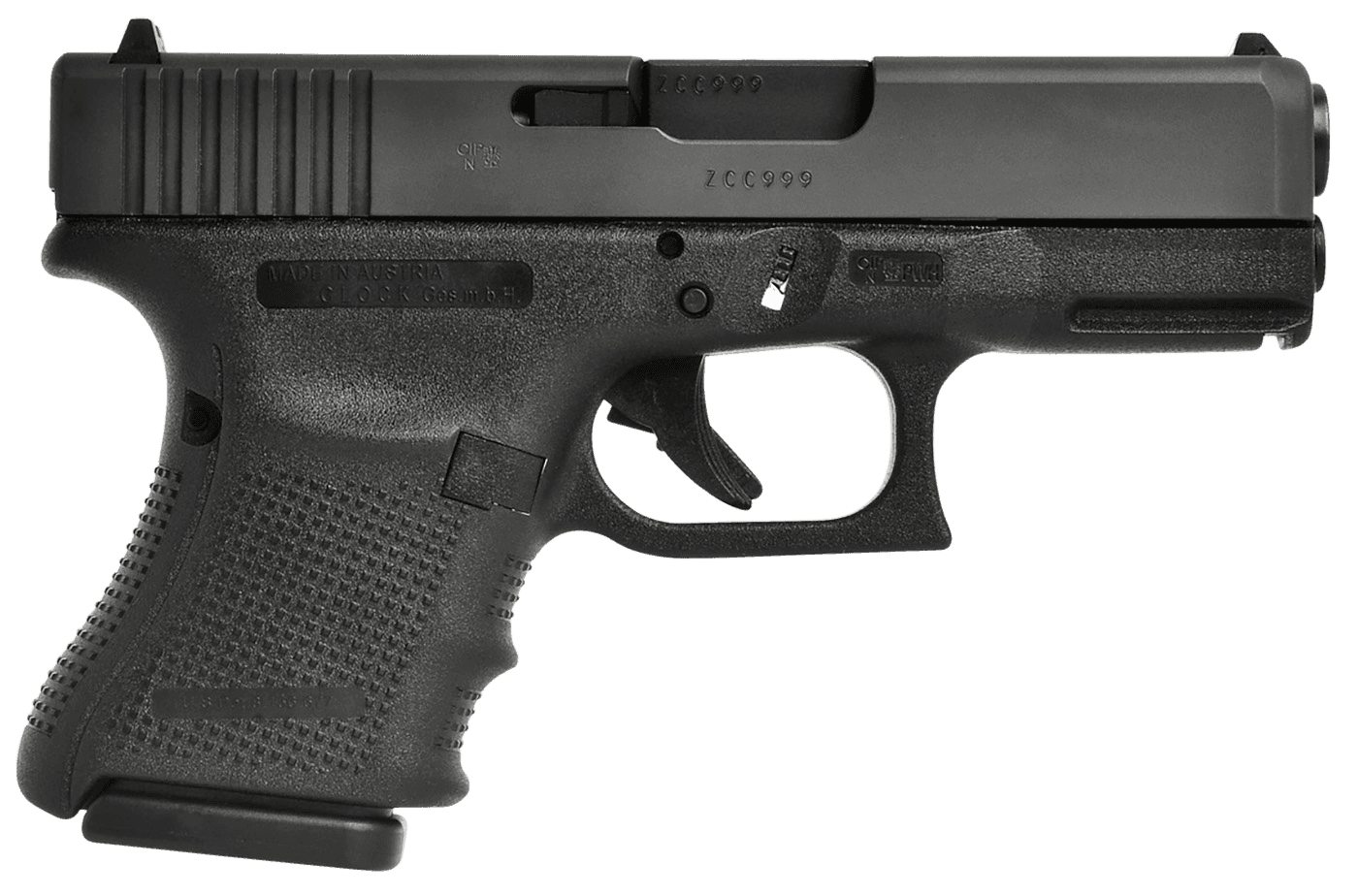 Glock 29 Gen 4, 10mm, 3.78in. Barrel, 10rd - Black (UG2950201)