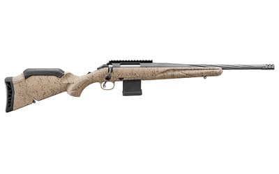 Ruger American Ranch Gen II 223 Rem 5.56 NATO 16.1in 10+1 Cobalt Cerakote Flat Dark Earth Splatter