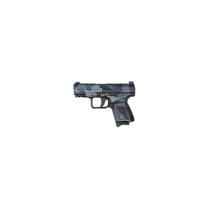 Canik TP9 Elite Sub Compact 9mm Luger 3.6in 15rd Splinter Camo Blue Cerakote