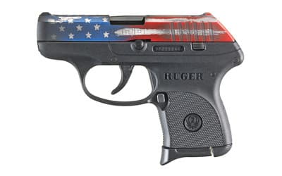 Ruger, Lcp 13710, 380 Acp, 2.75 inch, 6+1, American Flag Cerakote, Nylon Frame