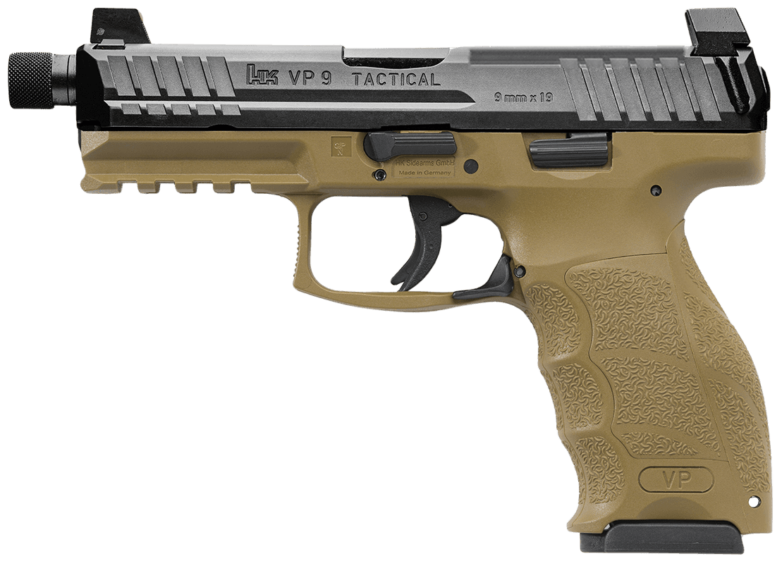 Heckler & Koch VP9 Tactical 9mm Luger 4.7in 10rd Flat Dark Earth FDE