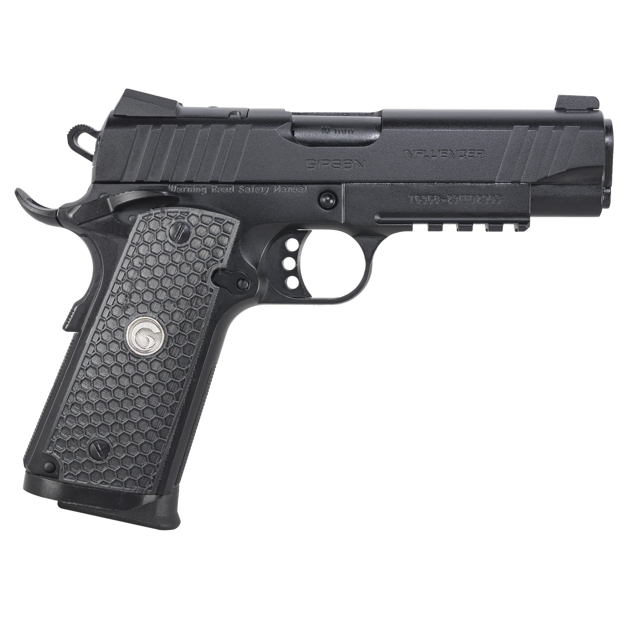 EAA Influencer Commander 1911 Pistol 10mm 4.4 in. Black 9 rd.