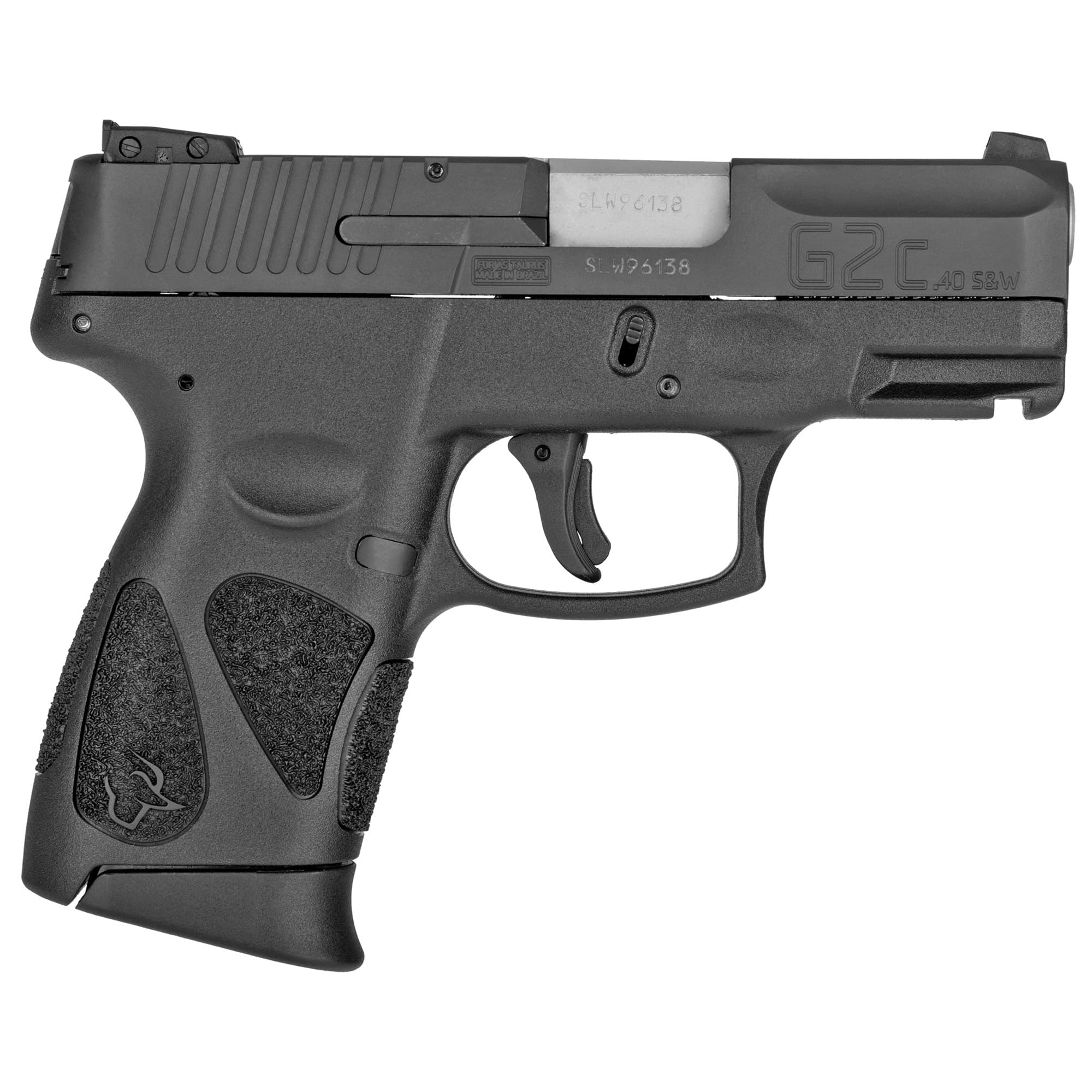 Taurus, G2C, .40 S&W, 3.2 inch, 10+1, Polymer Frame, Matte Stainless