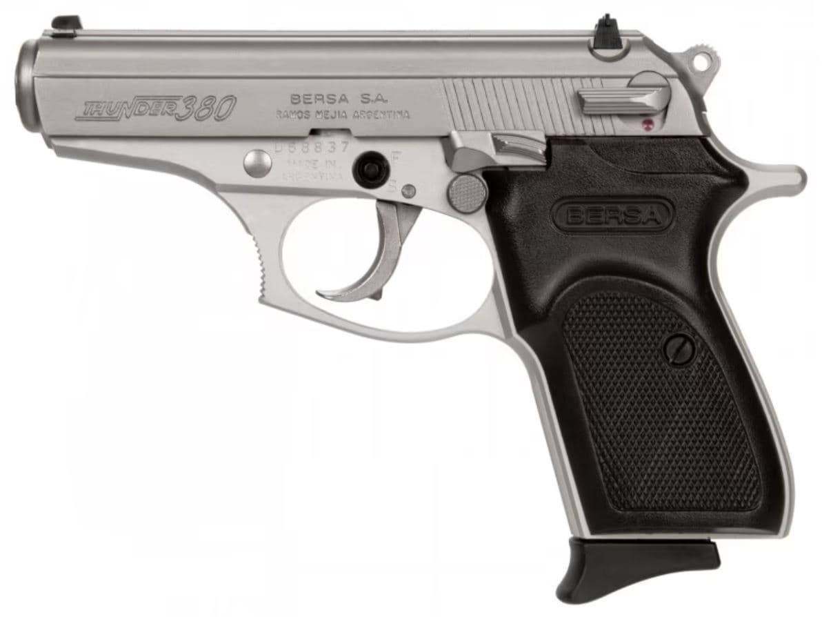 Bersa Thunder 380ACP, 3.5in. Barrel, 8rd - Nickel (T380NKL8)