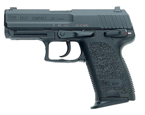 Heckler & Koch USP40 Compact V1 40 S&W 3.58in 10rd Hostile Environment Blued