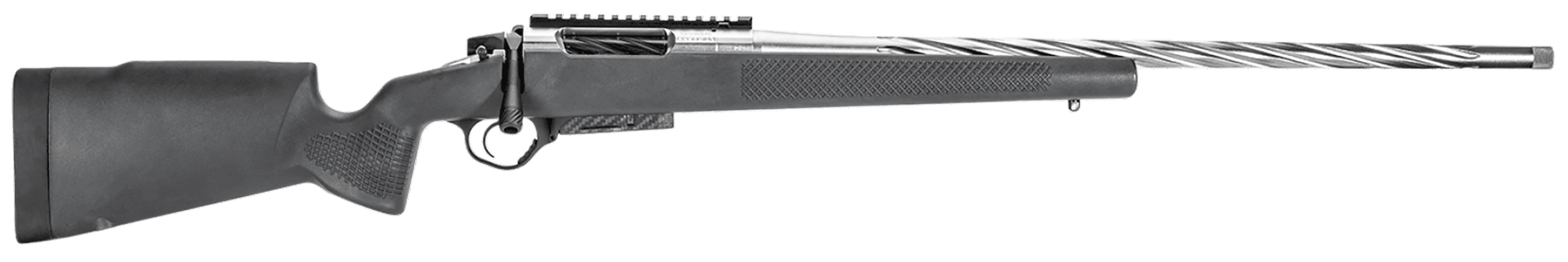 Seekins Precision 0011710063 Havak Pro Hunter PH2 300 PRC Caliber with 3+1 Capacity, 26" Fluted Barrel, Stainless Steel Metal Finish & Black Synthetic Stock (Full Size)
