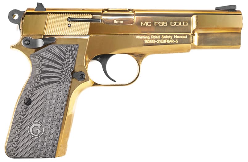 Eaa Girsan Mcp35 9mm Gold Finish 4.87 15rd