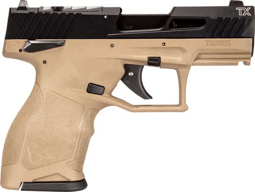 Taurus TX22 Compact 22 Long Rifle 3.6 Inch 10 Rounds FDE/Black