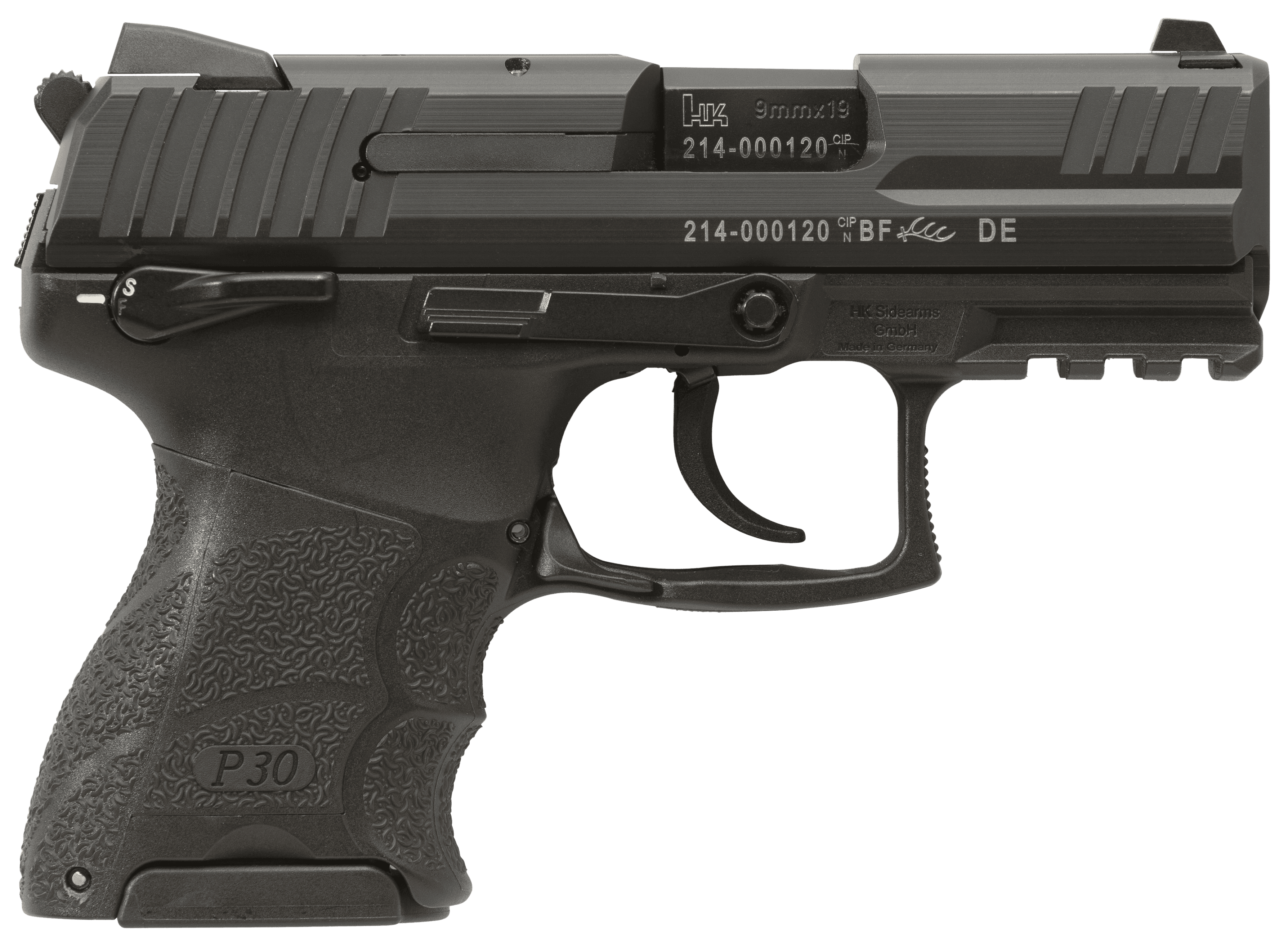 Heckler & Koch P30SK 9mm Luger 3.27" 10+1 Steel Slide Polymer Frame MA Compliant